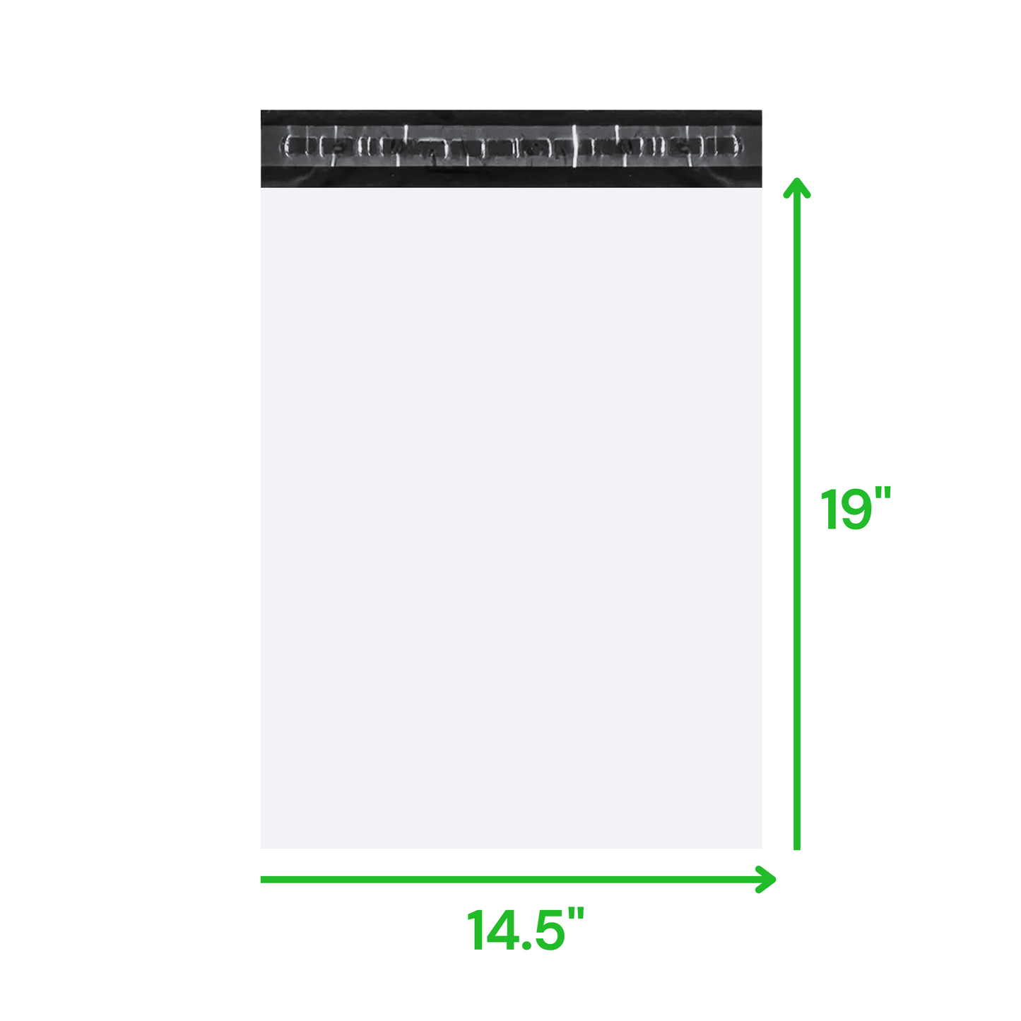 Glossy White Poly Mailer