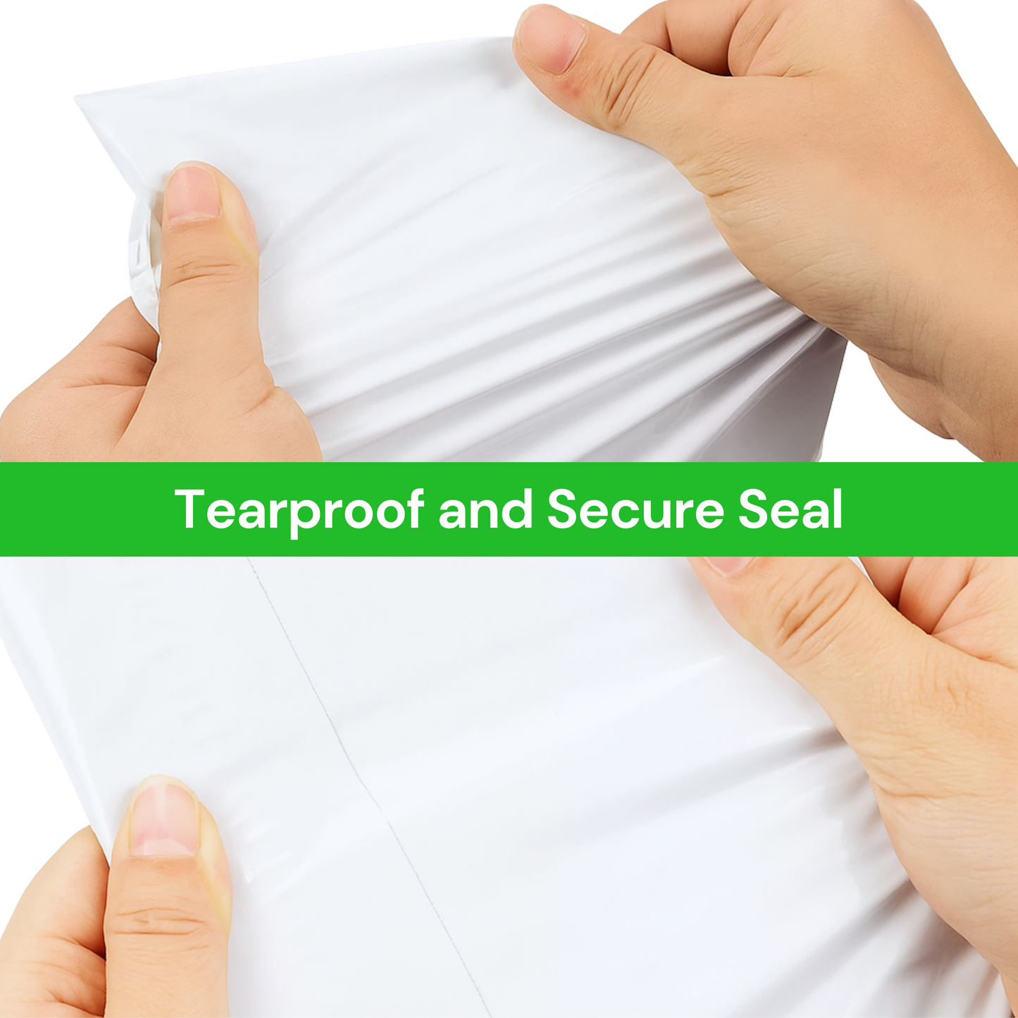 Glossy White Poly Mailer