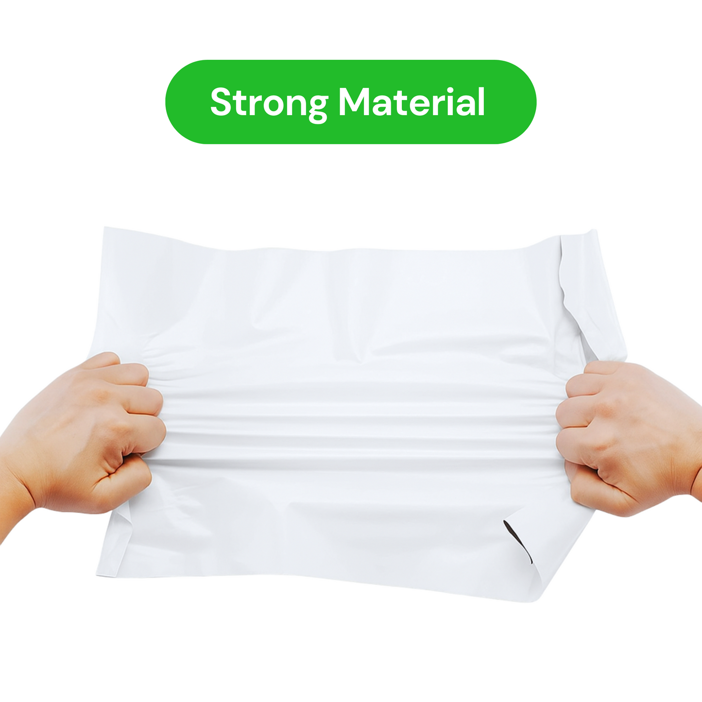 Glossy White Poly Mailer