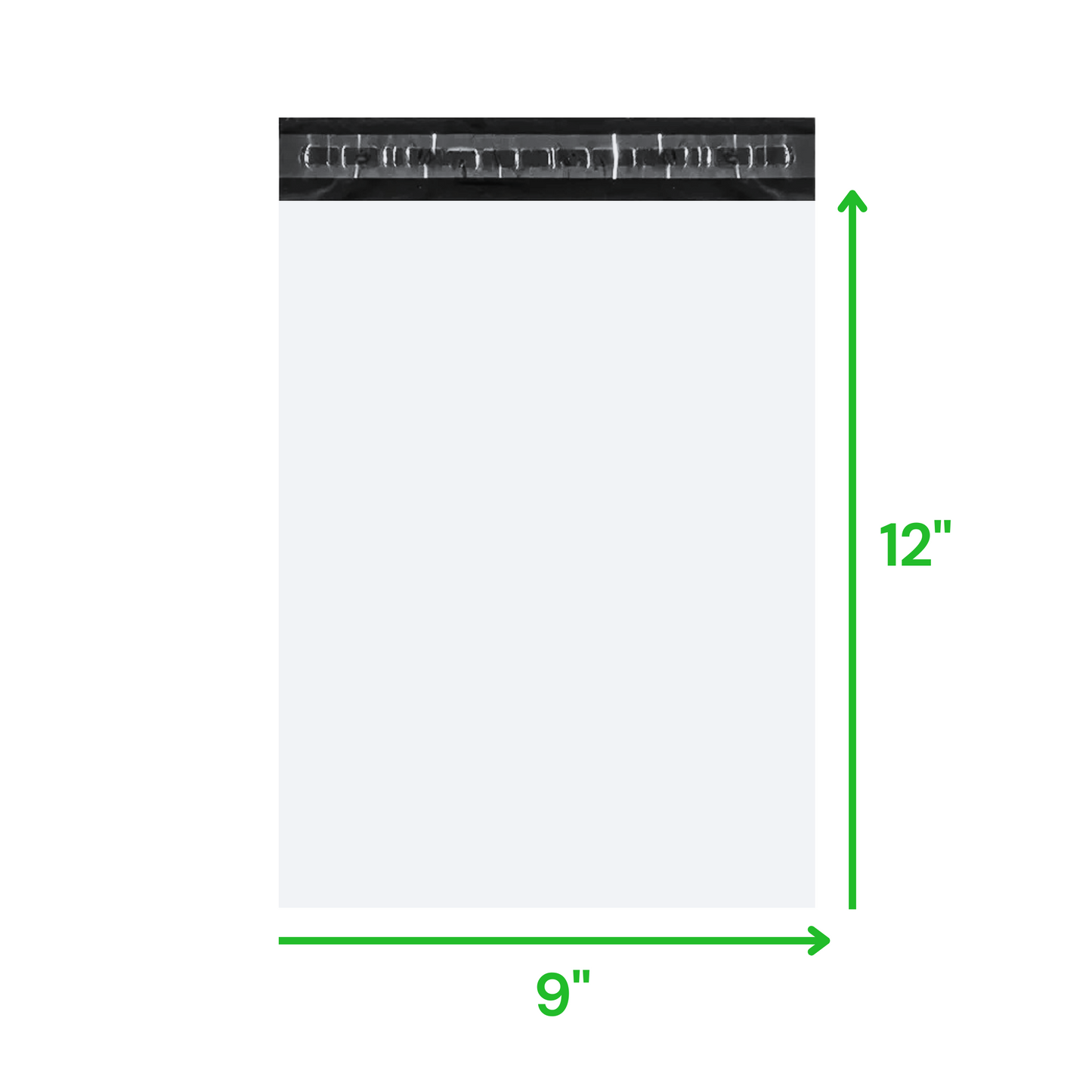 Glossy White Poly Mailer