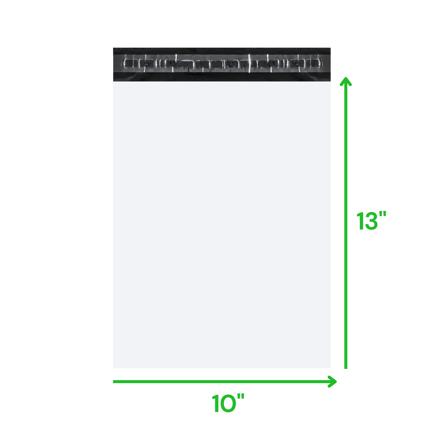 Glossy White Poly Mailer