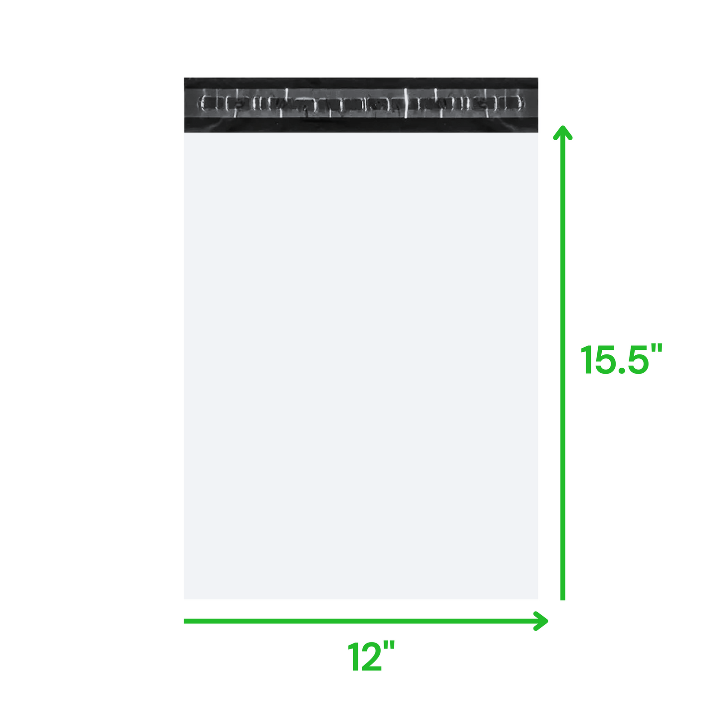 Glossy White Poly Mailer